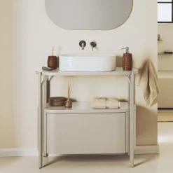 Kave Home Badkamermeubel Arely 90 x 40cm (excl. waskom)* Badkamermeubels