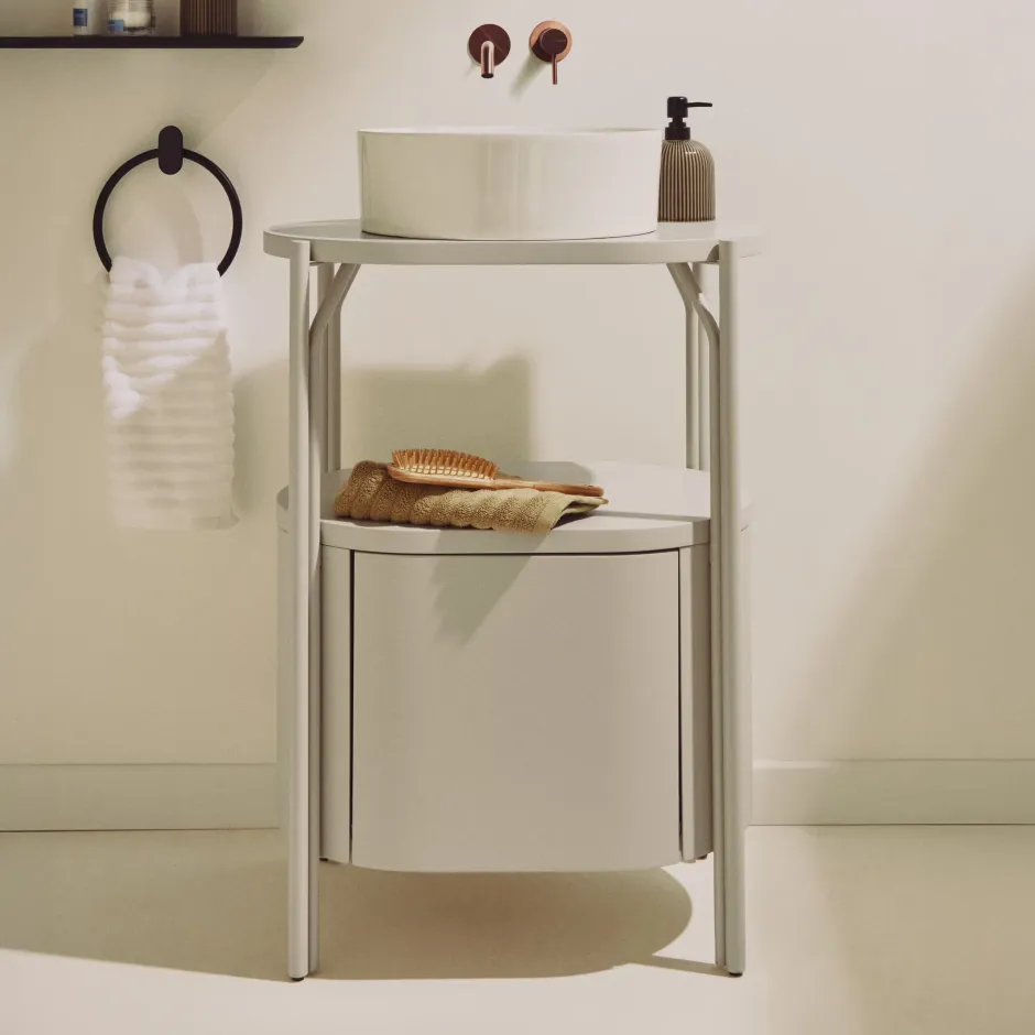 Kave Home Badkamermeubel Arely 60 x 40cm (excl. waskom)* Badkamermeubels