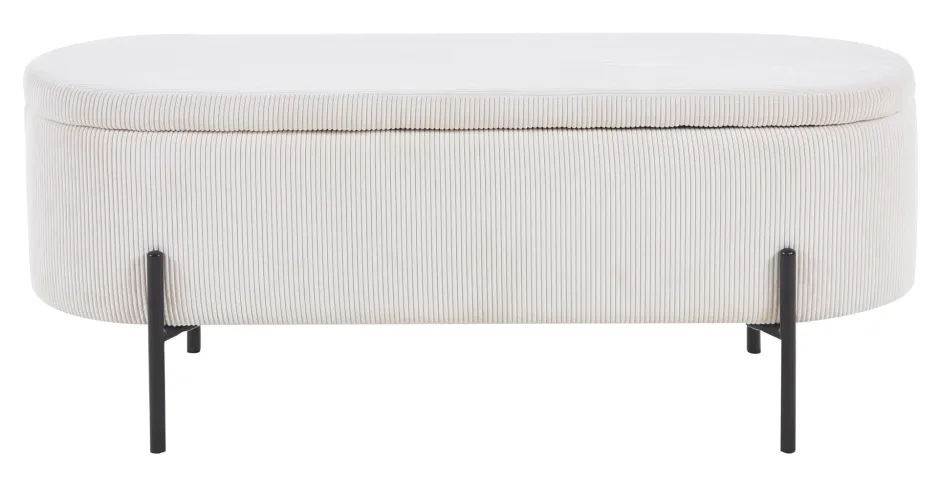 Artistiq Living Bankje Arissa Rib, 110cm* Halbanken