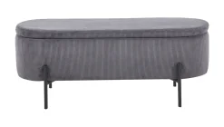 Artistiq Living Bankje Arissa Rib, 110cm* Halbanken