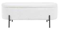 Artistiq Living Bankje Clent Bouclé, 110cm* Halbanken