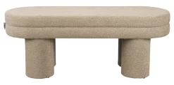 Dutchbone Bankje Fern Bouclé, 110cm* Eetkamerbanken