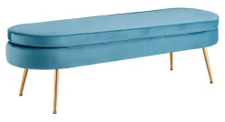 Artistiq Living Bankje Ignacio Velvet, 143cm* Halbanken