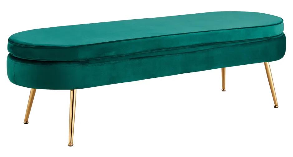 Artistiq Living Bankje Ignacio Velvet, 143cm* Halbanken