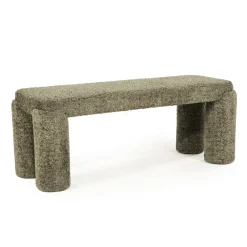 By-Boo Bankje Omla Fluffy, 119cm* Halbanken|Eetkamerbanken