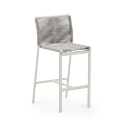 Kave Home Barkruk Culip Geweven touw (zithoogte 65cm)* Barkrukken