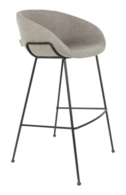 Zuiver Barkruk Feston Stof, kleur (zithoogte 76cm)* Barkruk Met Rugleuning