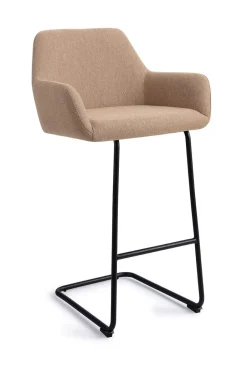 Jesper Home Barkruk Hiroo Arch Black (zithoogte 76cm)* Barkruk Met Rugleuning