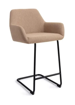 Jesper Home Barkruk Hiroo Arch Black (zithoogte 66cm)* Barkruk Met Rugleuning