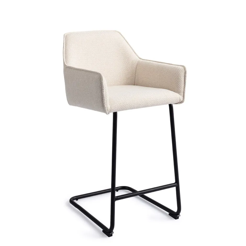Jesper Home Barkruk Hofu Arch Black (zithoogte 65cm)* Barkruk Met Rugleuning