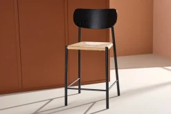 Nohr Barkruk Lakeithia Rattan (zithoogte 67cm)* Barkruk Met Rugleuning|Barkruk Hout