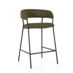 Eleonora Barkruk Luka Bouclé (zithoogte 68cm)* Barkruk Met Rugleuning