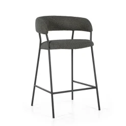 Eleonora Barkruk Luka Bouclé (zithoogte 68cm)* Barkruk Met Rugleuning
