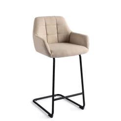 Jesper Home Barkruk Noto Arch Black (zithoogte 65cm)* Barkruk Met Rugleuning