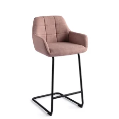 Jesper Home Barkruk Noto Arch Black (zithoogte 65cm)* Barkruk Met Rugleuning
