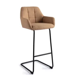 Jesper Home Barkruk Noto Arch Black (zithoogte 75cm)* Barkruk Met Rugleuning