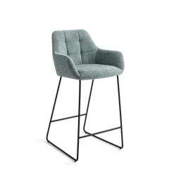 Jesper Home Barkruk Noto Slide Black (zithoogte 65cm)* Barkruk Met Rugleuning