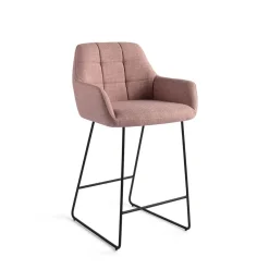 Jesper Home Barkruk Noto Slide Black (zithoogte 65cm)* Barkruk Met Rugleuning