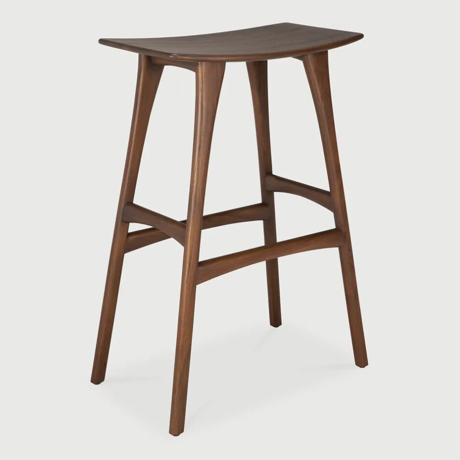 Ethnicraft Barkruk Osso Hout (zithoogte 78cm)* Barkruk Hout