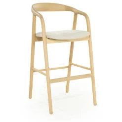 Eleonora Barkruk Rayven Essen en stof (zithoogte 75cm)* Barkruk Met Rugleuning