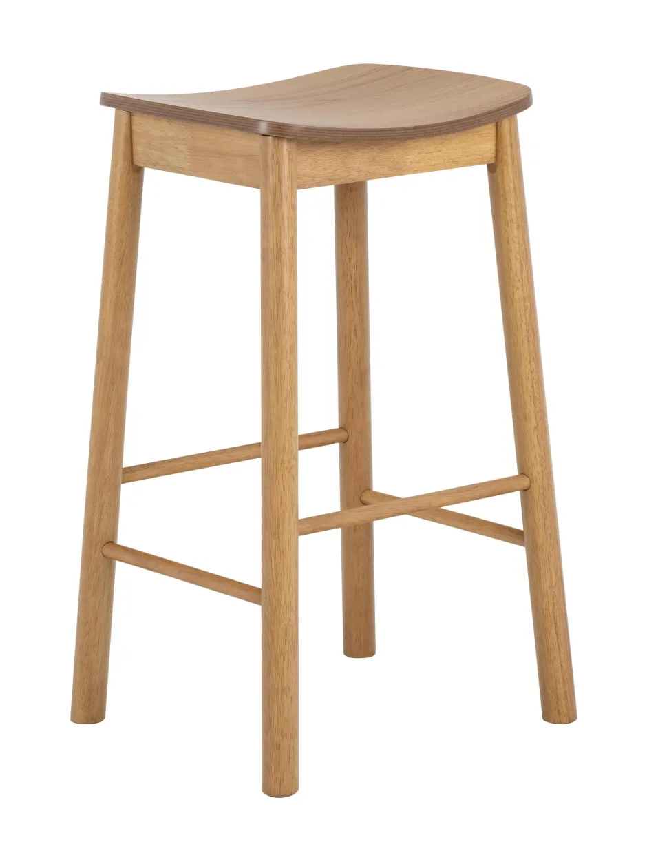 Bendt Barkruk Vernard Eiken (zithoogte 74cm)* Barkruk Hout