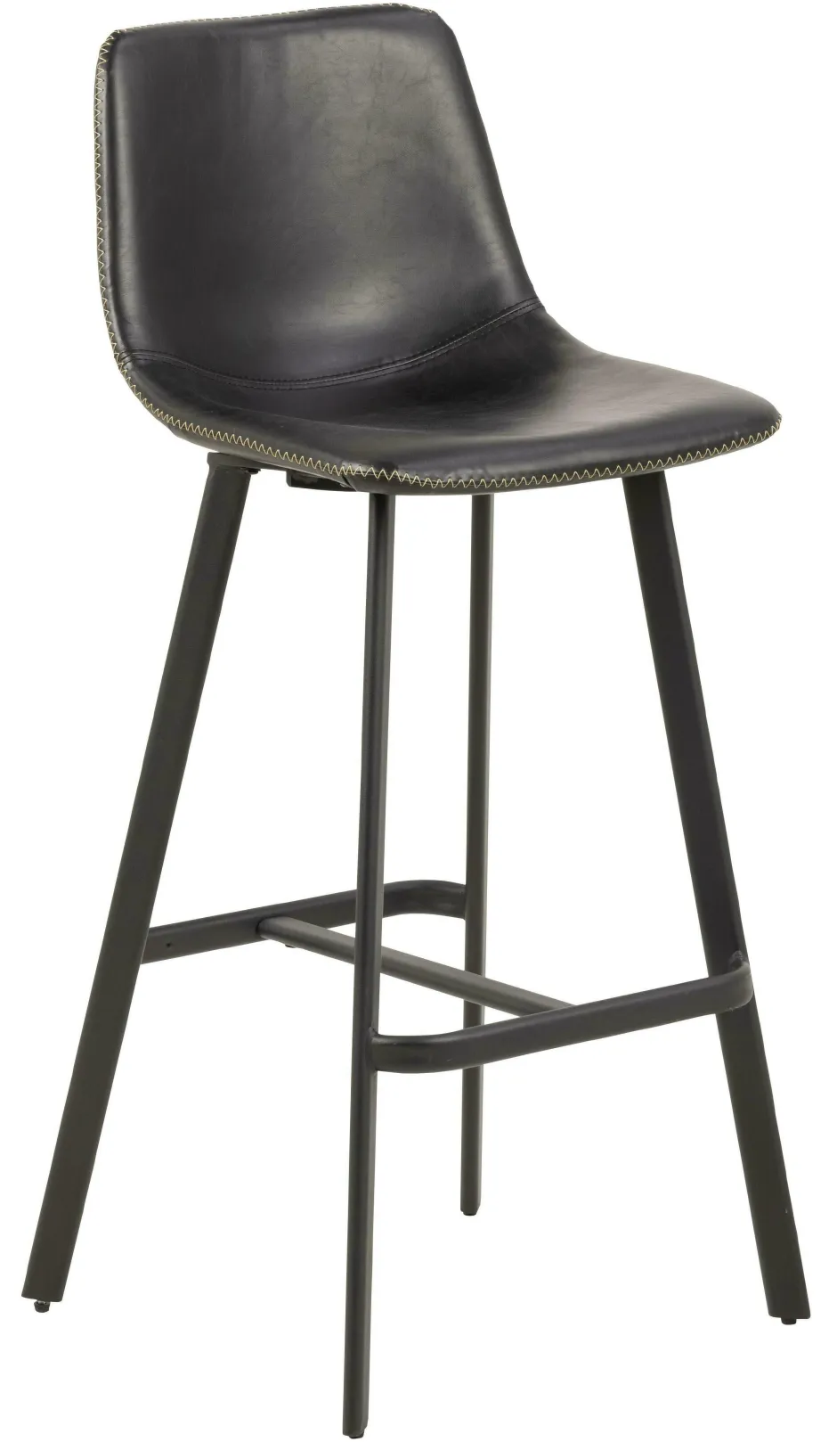 Bendt Barkruk Xanthe PU (zithoogte 76.5cm)* Barkruk Met Rugleuning|Barkruk Leer / Kunstleer