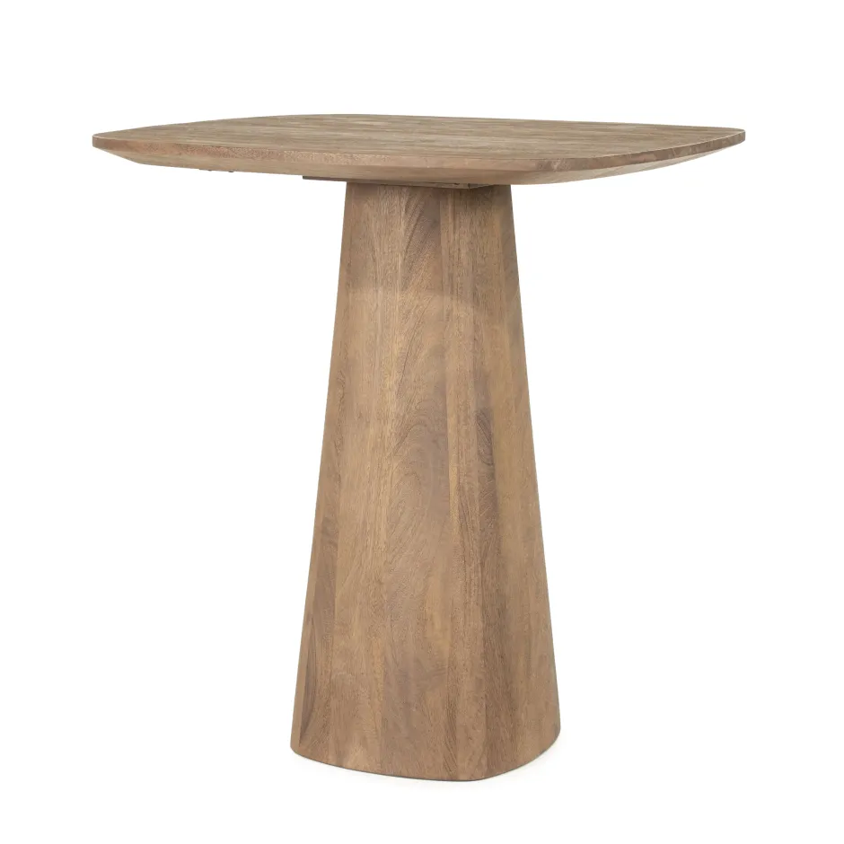 Eleonora Bartafel Aron Mangohout, 80 x 80cm, kleur Lichtbruin* Bartafels
