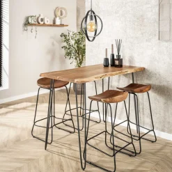 LifestyleFurn Bartafel Michel Boomstam, kleur* Bartafels