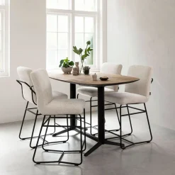 DTP Home Bartafel Soho Deens Ovaal, Teakhout, 160 x 90cm* Bartafels