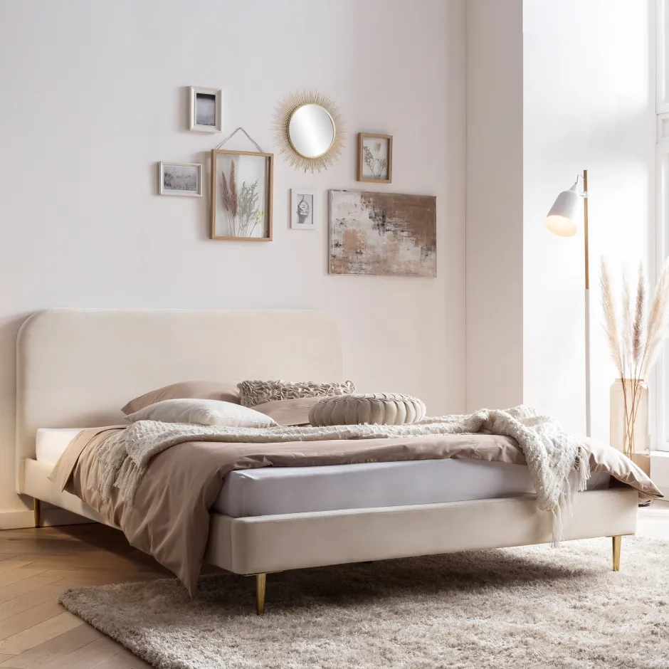 Artistiq Living Bed Federico Velvet, 180 x 200cm* Bedden & Boxsprings