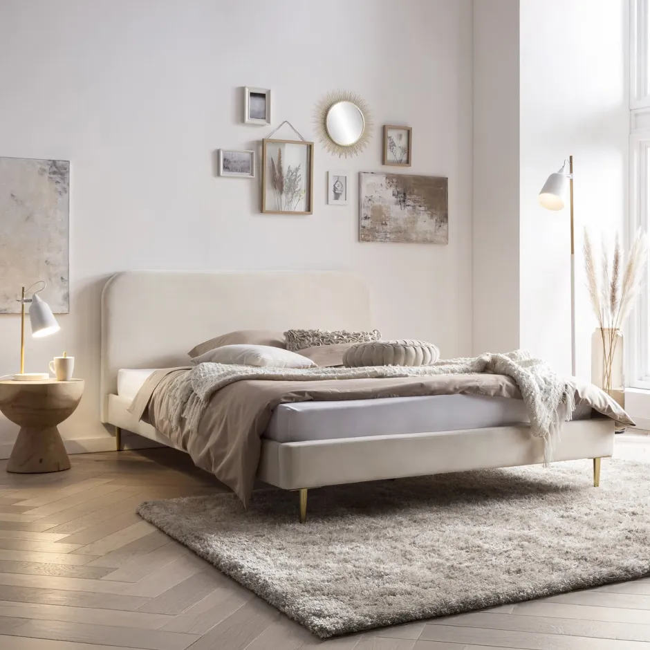 Artistiq Living Bed Federico Velvet, 140 x 200cm* Bedden & Boxsprings