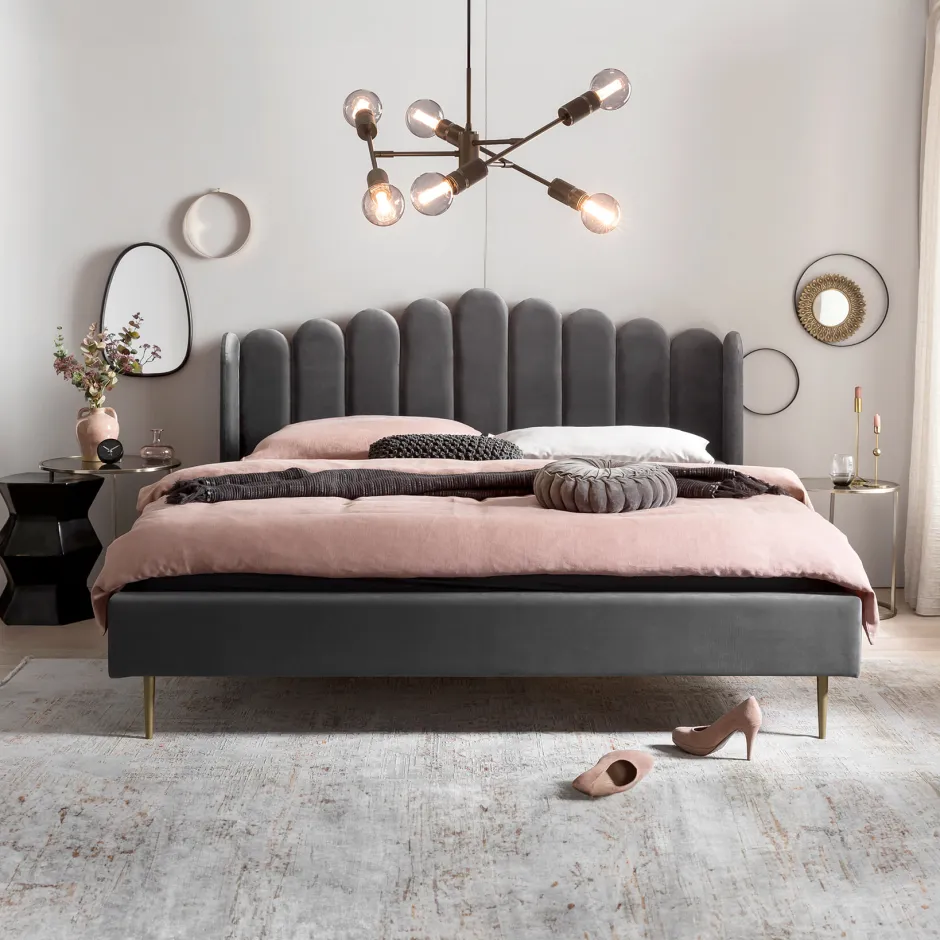 Artistiq Living Bed Harrell Velvet, 180 x 200cm* Bedden & Boxsprings