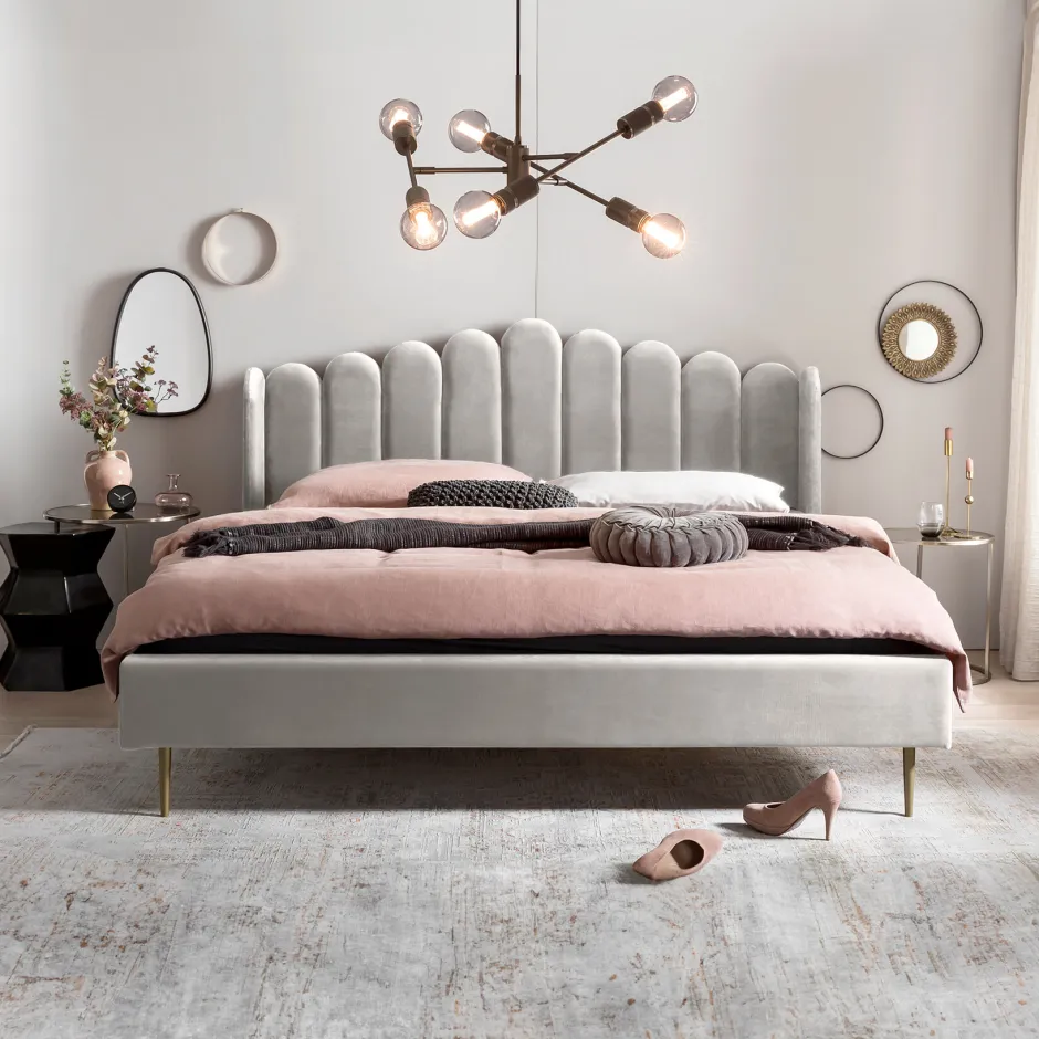 Artistiq Living Bed Harrell Velvet, 180 x 200cm* Bedden & Boxsprings