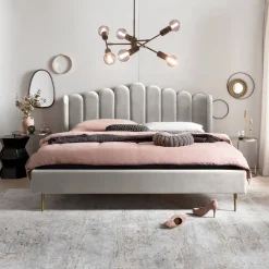 Artistiq Living Bed Harrell Velvet, 140 x 200cm* Bedden & Boxsprings