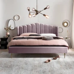 Artistiq Living Bed Harrell Velvet, 140 x 200cm* Bedden & Boxsprings
