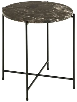 Bendt Bijzettafel Carolien Marmer* Ronde Bijzettafel