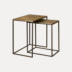 RENEW Bijzettafel Jos Set van 2 stuks, kleur Antique Brass* Bijzettafels Set