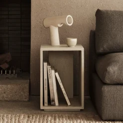 Ethnicraft Bijzettafel/Nachtkastje Elements Microcement, kleur* Nachtkastjes|Nachtkastjes