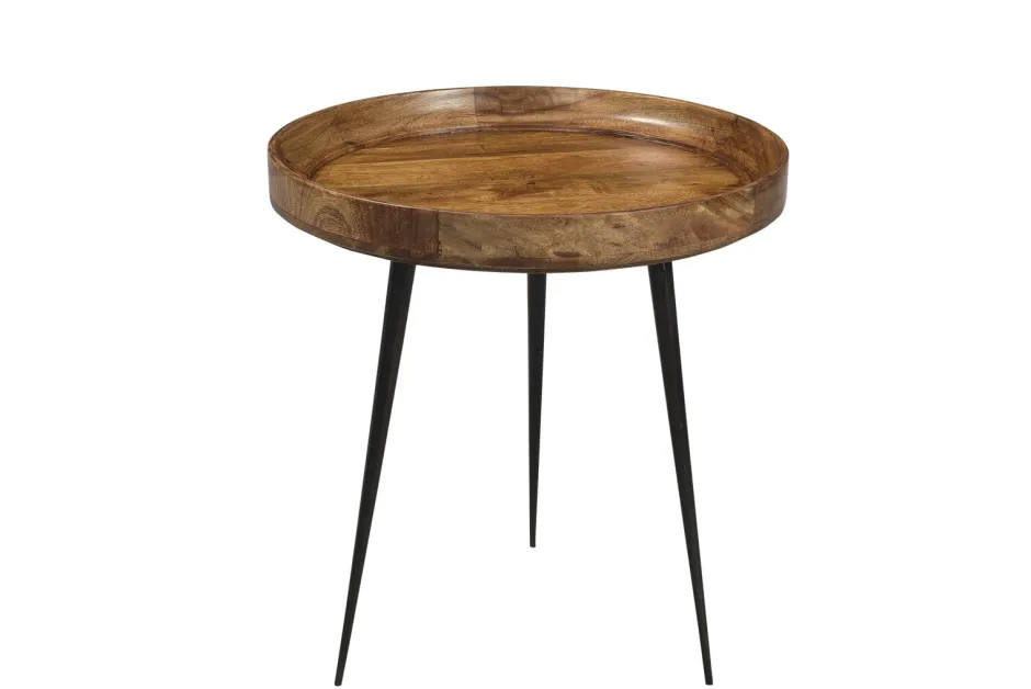 Artistiq Living Bijzettafel Nowi Mango, 50cm* Ronde Bijzettafel