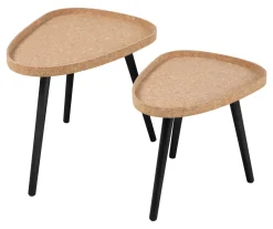 Artistiq Living Bijzettafel Torri Kurk, Set van 2 stuks* Bijzettafels Set