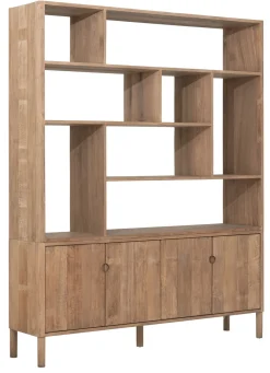 DTP Home Boekenkast Apollo Teakhout, 210 x 170cm* Boekenkasten