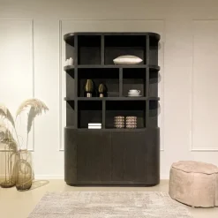 Livingfurn Boekenkast Novero Eiken, 220 x 145cm* Boekenkasten