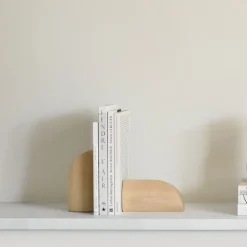 Ethnicraft Boekenstandaard PI Hout, Set van 2 stuks* Tijdschriftenhouders