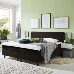 Sohome Boxspring Stockholm kleur zwart* Bedden & Boxsprings