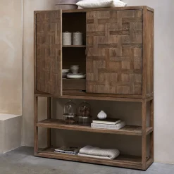 Rivièra Maison Buffetkast Fraser Island Eikenhout, 190 x 150cm* Buffetkasten & Vitrinekasten