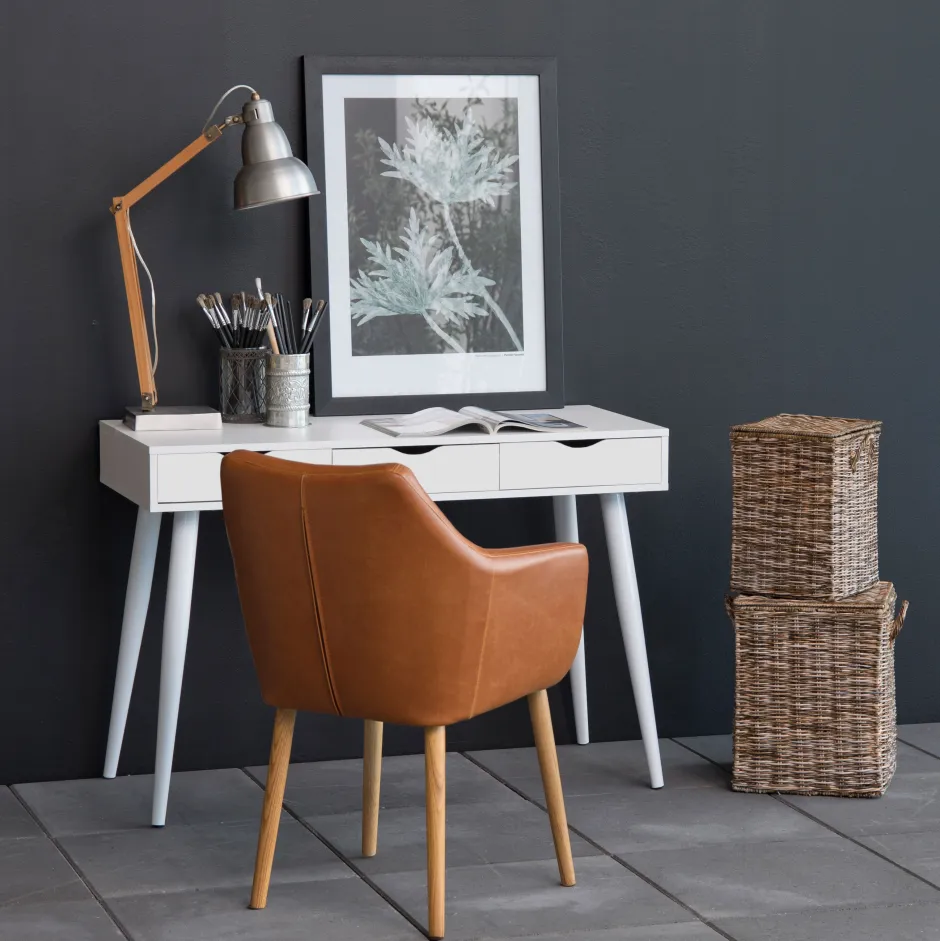 Bendt Bureau / sidetable Märta 110 x 50cm met 3 laden* Bureaus|Sidetables
