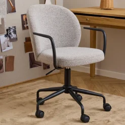 Bendt Bureaustoel Alba Bouclé, kleur* Bureaustoelen