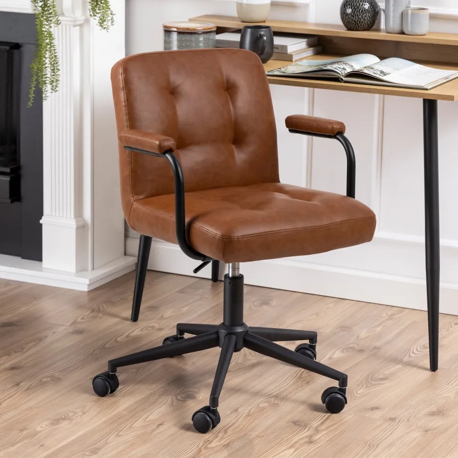 Bendt Bureaustoel Lennix met armleuning* Bureaustoelen