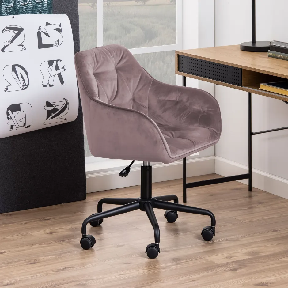 Bendt Bureaustoel Loren Velvet* Bureaustoelen