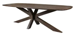 Sohome Deens Ovale Eettafel Lowen Mangohout* Ovale Eettafel